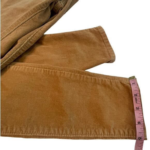 Levi's 721 Corduroy High Rise Button Fly Skinny Ice Coffee Brown Jeans Waist 26 - Picture 9 of 10